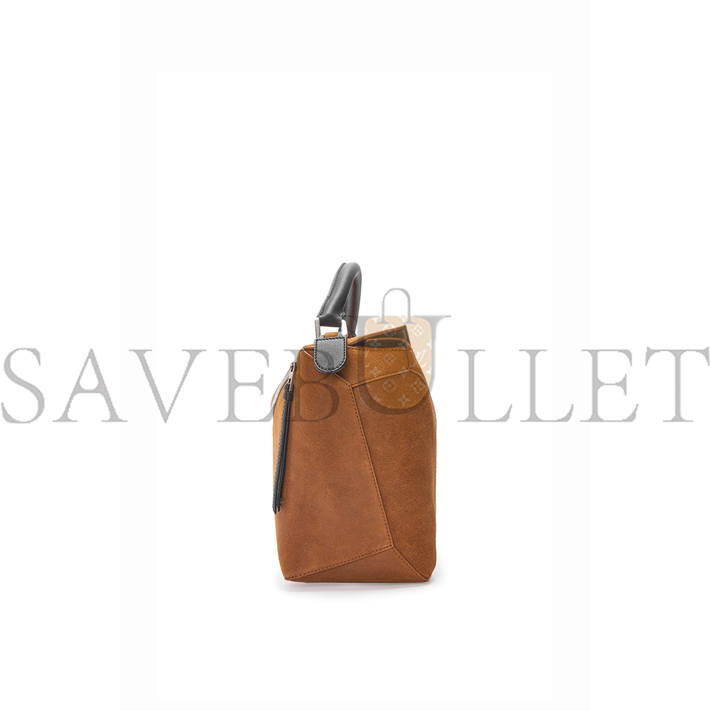 l*ew* large puzzle bag in pressed suede b510p00x03 (33*21.5*14.7cm)